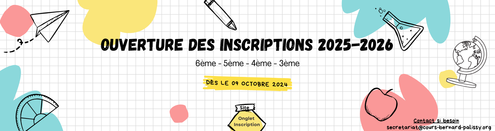 Inscriptions 2025-26